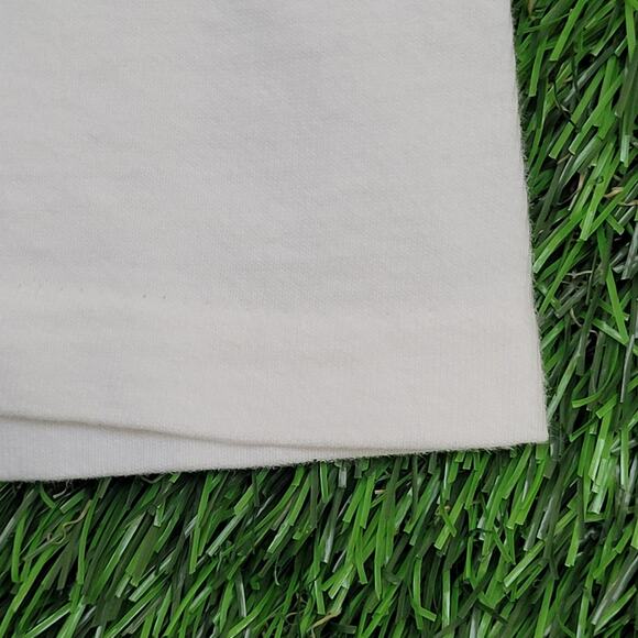 Vintage Land's End Abstract Floral Art Shirt Womens Medium 22x28 Oversized USA - Picture 6 of 12